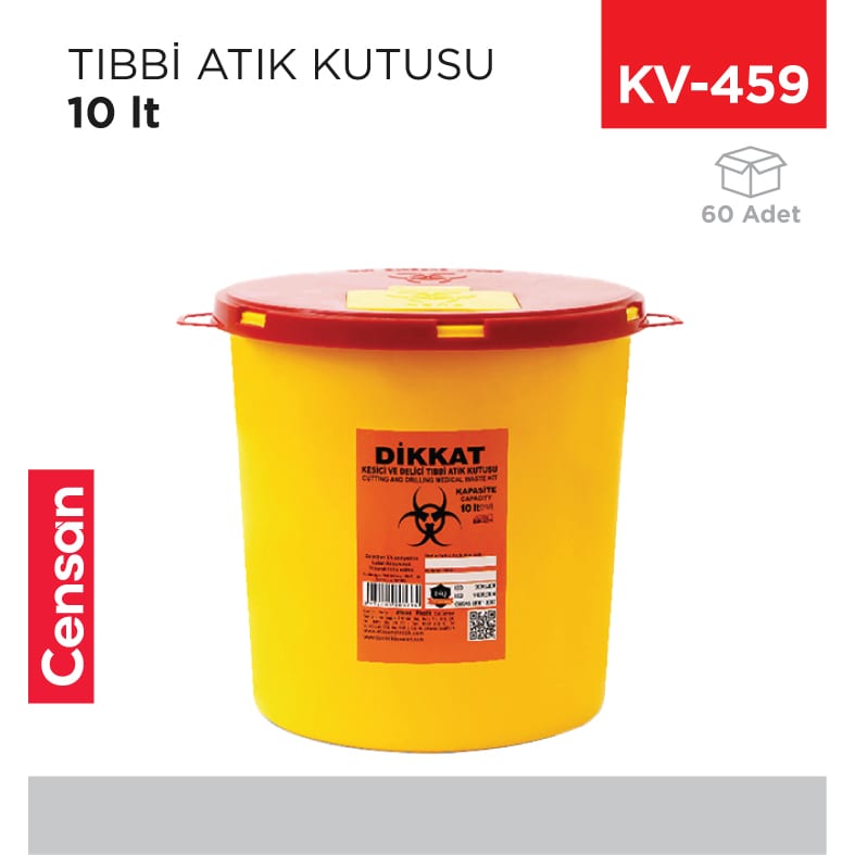 Tıbbi Atık Kutusu 10 lt