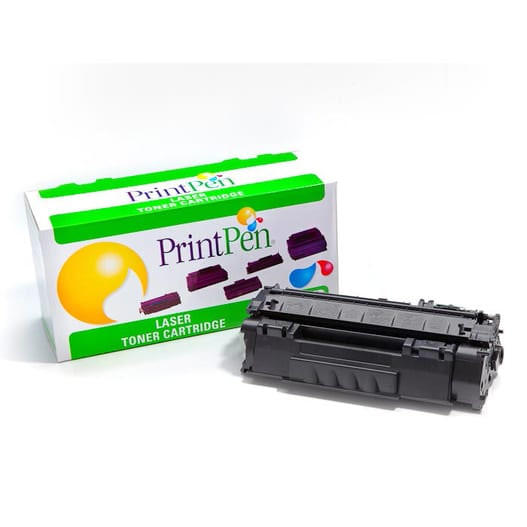 HP Q5949A, Q7553A ve Canon CRG-708 karşılığı siyah muadil toner kartuşu, LaserJet P2015 için