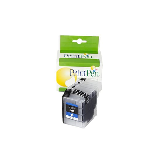 Brother LC539XLBK siyah uyumlu kartuş, 58 ml, DCP-J105 ve MFC-J200