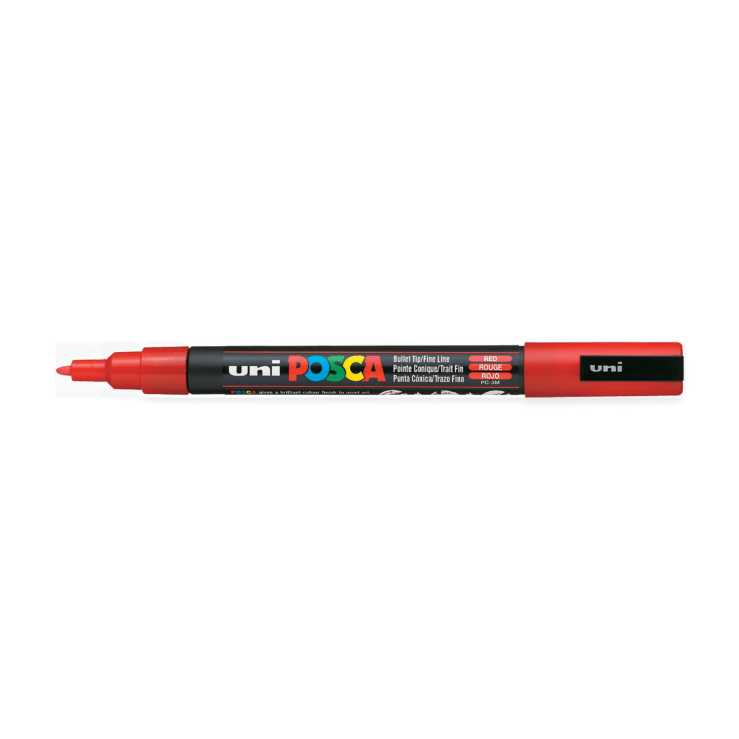 Uniball Posca Poster Markörü 0.9-1.3 Kırmızı