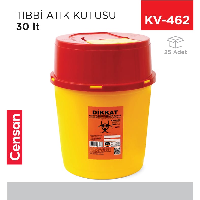 Tıbbi Atık Kutusu 30 lt
