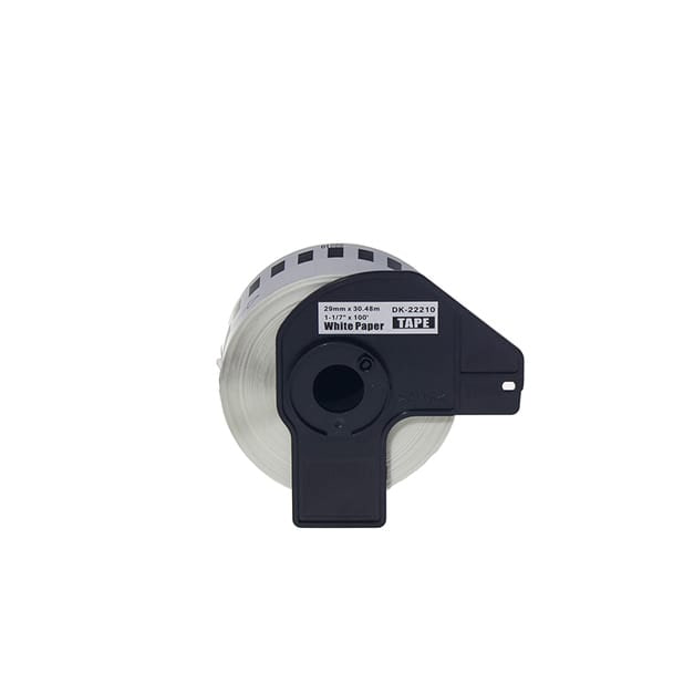 Brother P-Touch DK-22210 sürekli kâğıt etiket şeridi, 29 mm x 30,48 m