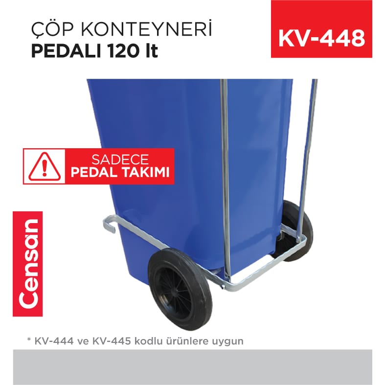 Çöp Konteyneri Pedalı 120 lt