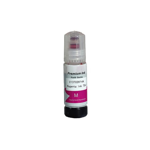 Epson 101 C13T03V34A karşılığı kırmızı magenta muadil EcoTank mürekkep şişesi, 70 ml