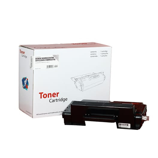XBox Xerox WorkCentre 3315 3325 106R02310 karşılığı siyah muadil toner, 5.000 sayfa