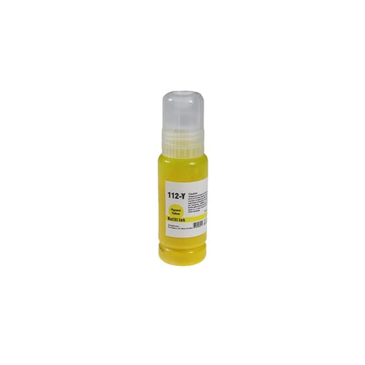 Epson 112 C13T06C44A karşılığı sarı pigment muadil EcoTank mürekkep şişesi, 70 ml