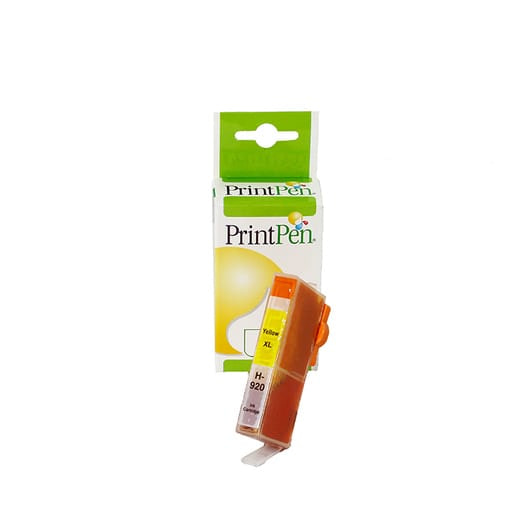 HP 920XL CD974AE karşılığı yüksek kapasiteli sarı yellow muadil mürekkep kartuşu, 14 ml