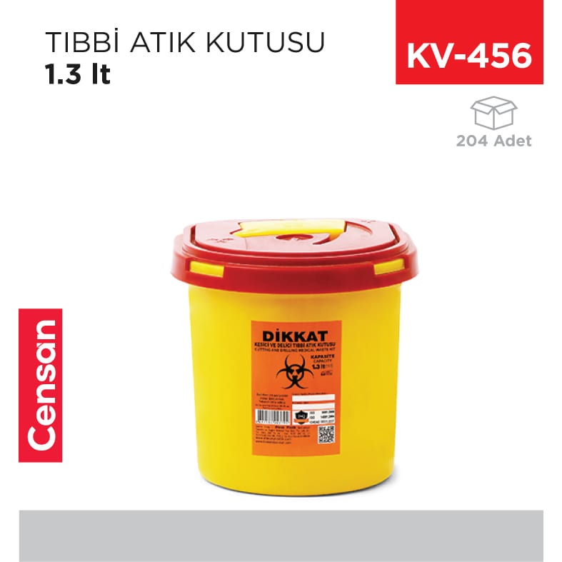 Tıbbi Atık Kutusu 1.3 lt