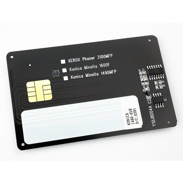 Konica Minolta Pagepro 1480 Simcard (996700877) Toner Çipi, toner kartuşu için yedek çip