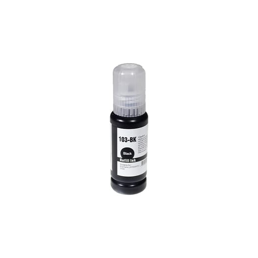 Epson 103 C13T00S14A karşılığı siyah muadil EcoTank mürekkep şişesi, 70 ml
