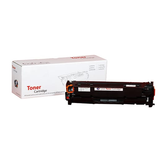 XBox HP CC532A, CE412A, CF382A ve Canon CRG-718 karşılığı sarı muadil toner kartuşu