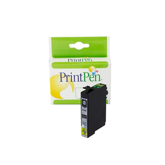 Epson T1281XL karşılığı yüksek kapasiteli siyah muadil mürekkep kartuşu, 15 ml