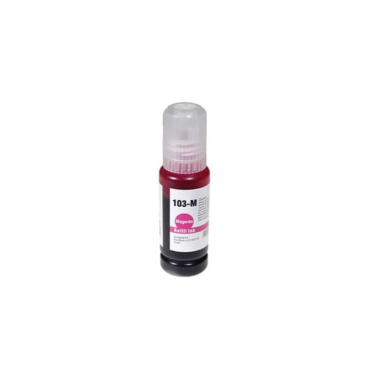 Epson 103 C13T00S34A karşılığı kırmızı magenta muadil EcoTank mürekkep şişesi, 70 ml
