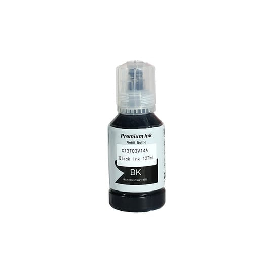 Epson 101 C13T03V14A karşılığı siyah muadil EcoTank mürekkep şişesi, 127 ml