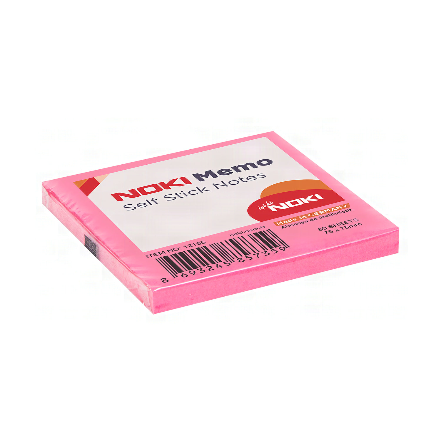 Noki Yapışkan Notluk 76x76 Koyu Pembe Memo 12165