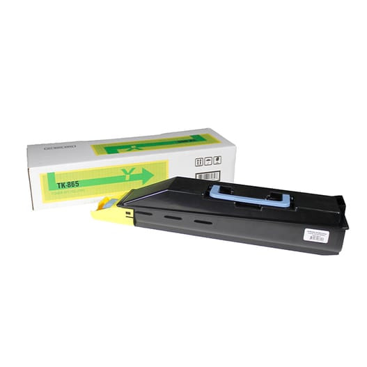 Kyocera TK-865 karşılığı sarı yellow muadil toner, 12.000 sayfa, TASKalfa 250ci için