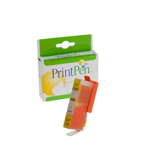 HP 935XL C2P26AE karşılığı yüksek kapasiteli sarı yellow muadil mürekkep kartuşu, 16 ml
