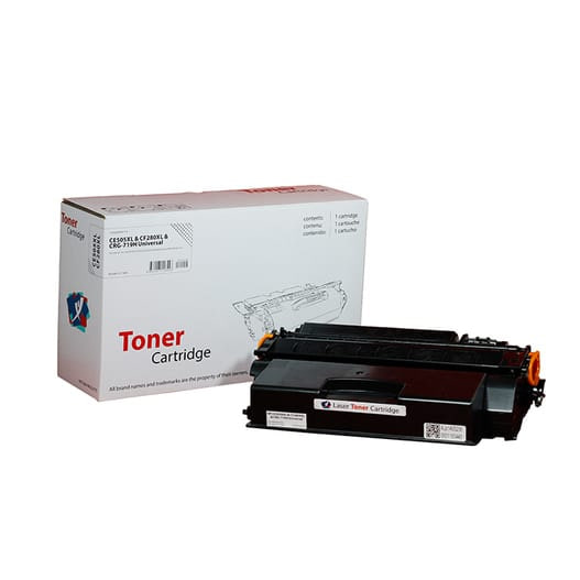 XBox HP CE505XL, CF280XL ve Canon CRG-719HXL karşılığı ekstra kapasiteli siyah toner
