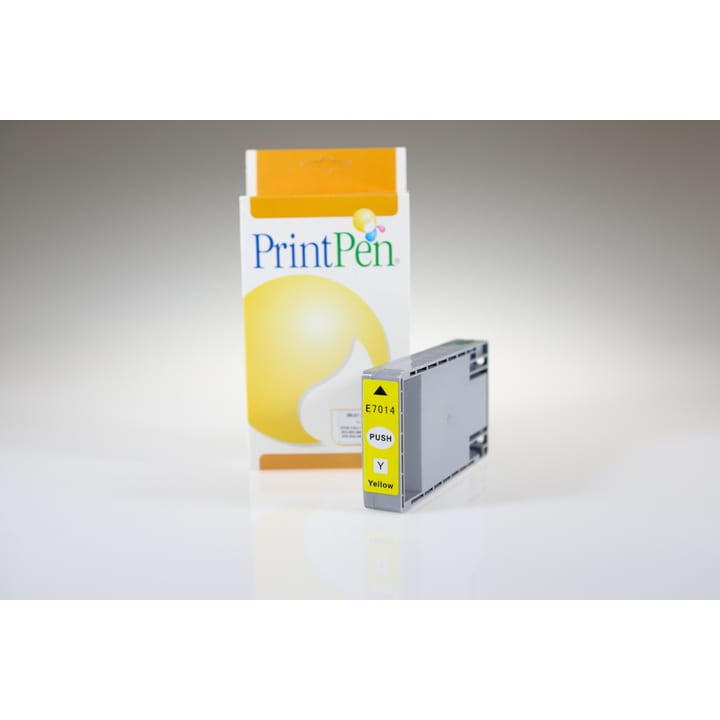 Epson T7014XXL karşılığı ekstra yüksek kapasiteli sarı yellow muadil mürekkep kartuşu, 49 ml