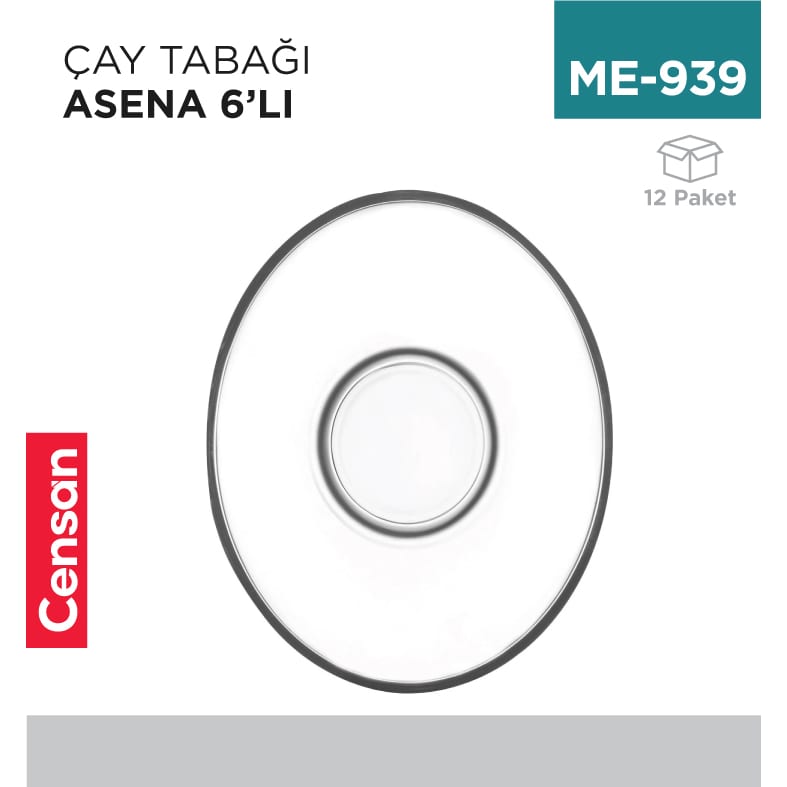 Çay Tabağı Asena 6'lı (ASN274)