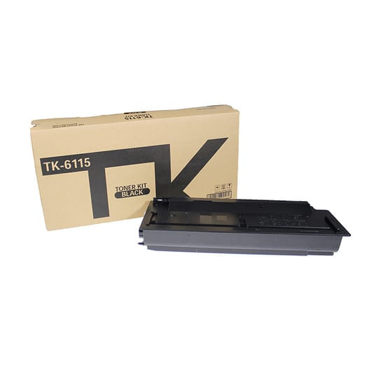 Kyocera TK-6115 karşılığı 15.000 sayfa Japon toner tozlu siyah muadil toner, M4125idn