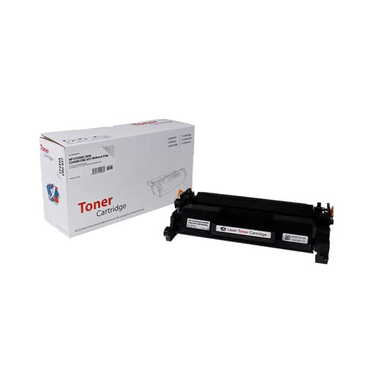 XBox HP CF259A (59A) ve Canon CRG-057 karşılığı çipsiz siyah muadil toner kartuşu