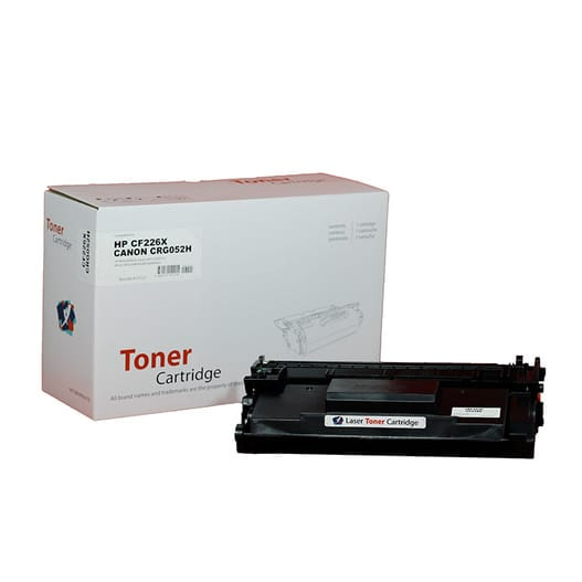 XBox HP CF226X (26X) ve Canon CRG-052H karşılığı yüksek kapasiteli siyah toner