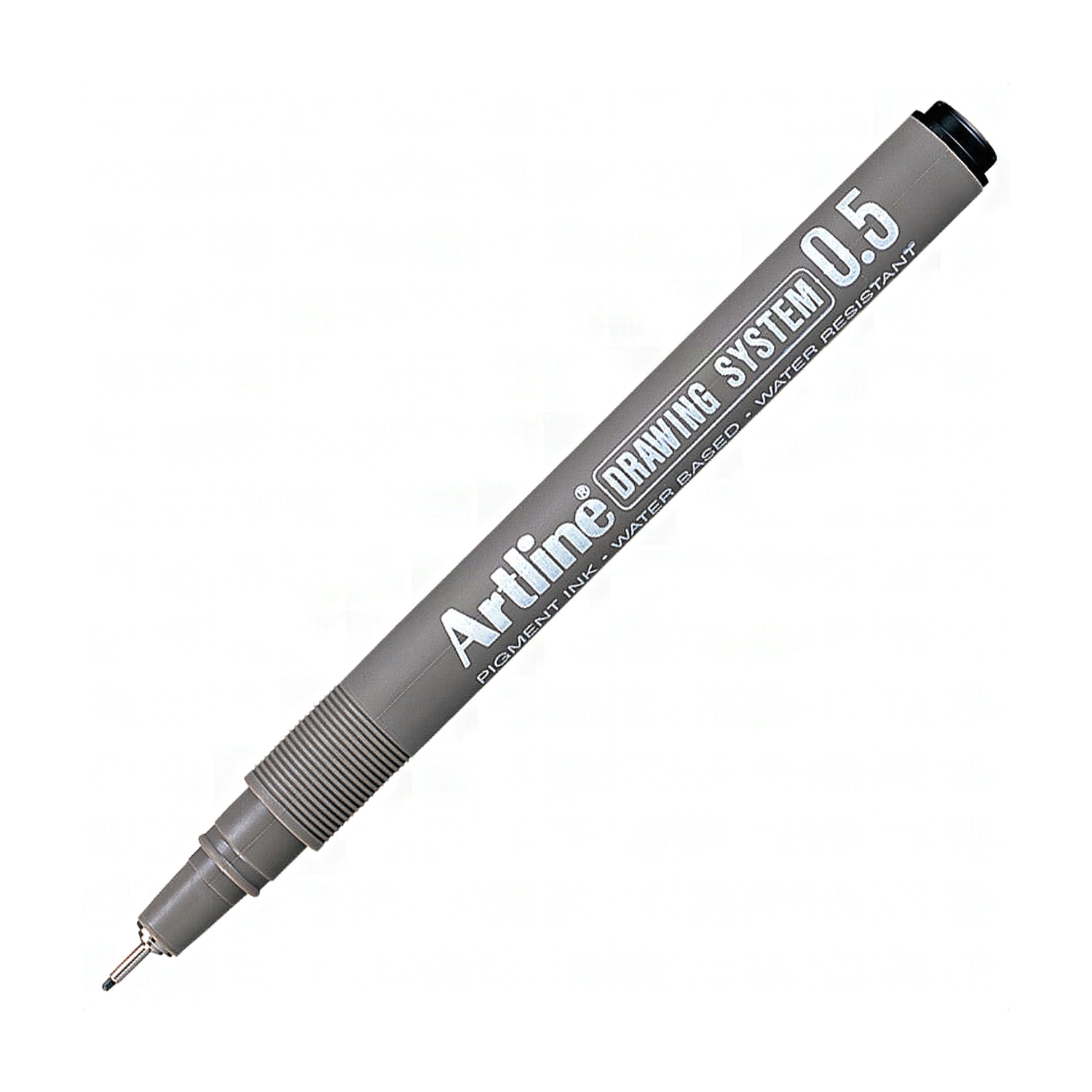 Artline Çizim Kalemi 0.5 siyah orta kalınlıkta teknik kalem görünümü