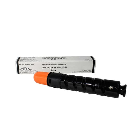 Canon C-EXV33, NPG-51, GPR-35 karşılığı siyah muadil toner, imageRUNNER 2525 için