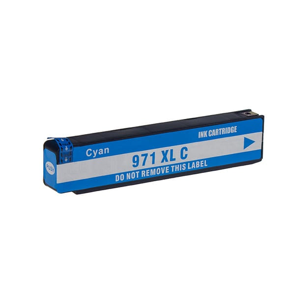 HP 971XL CN626A karşılığı yüksek kapasiteli mavi cyan muadil mürekkep kartuşu, 115 ml