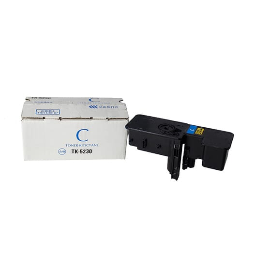 Kyocera TK-5230XL karşılığı yüksek kapasiteli mavi cyan muadil toner, ECOSYS P5021cdn