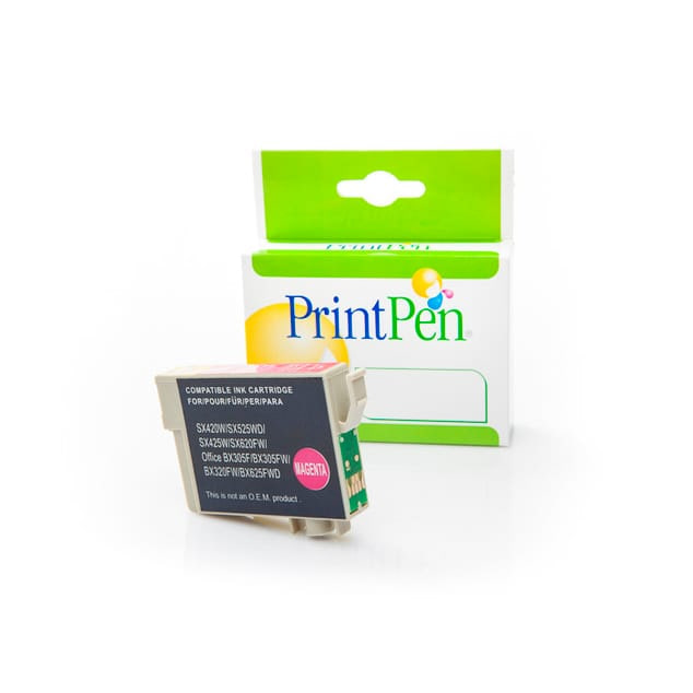 Epson T1293XL karşılığı yüksek kapasiteli kırmızı magenta muadil mürekkep kartuşu, 15 ml