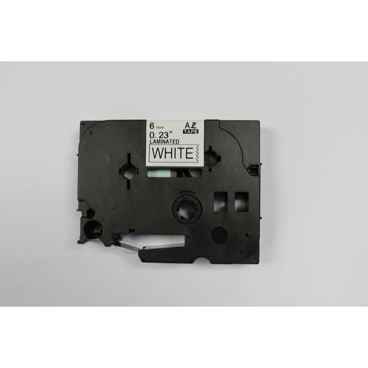 Brother P-Touch TZE-211 beyaz zemin siyah yazı etiket kaseti, 6 mm