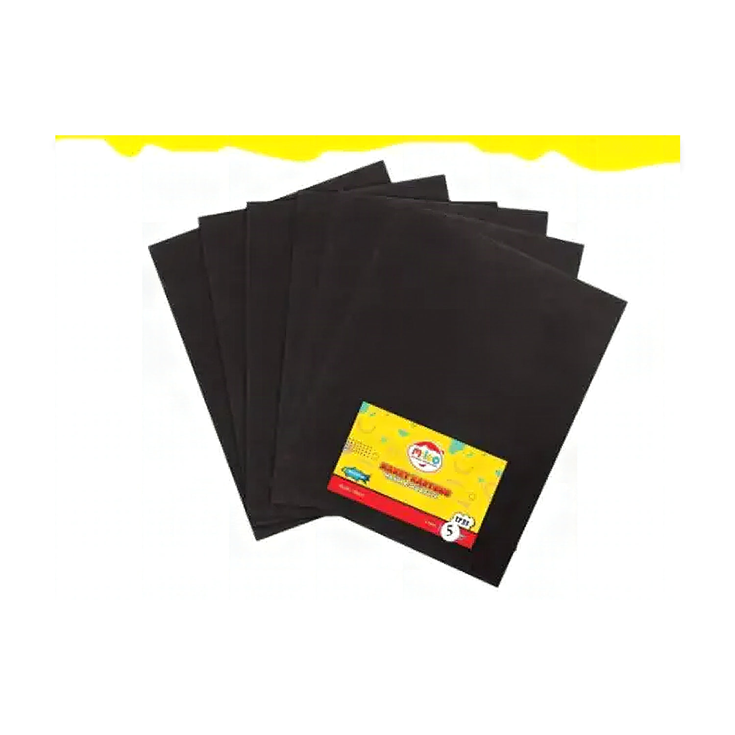 Mas Maket Kartonu - 5mm - 50x70 - 5'li - Siyah