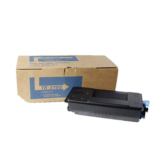 Kyocera TK-3100XL karşılığı 15.000 sayfa yüksek kapasiteli Japon toner tozlu toner