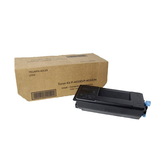 Utax P-4030 Triumph-Adler P-4030 karşılığı Japon toner tozlu siyah muadil toner, 12.500 sayfa
