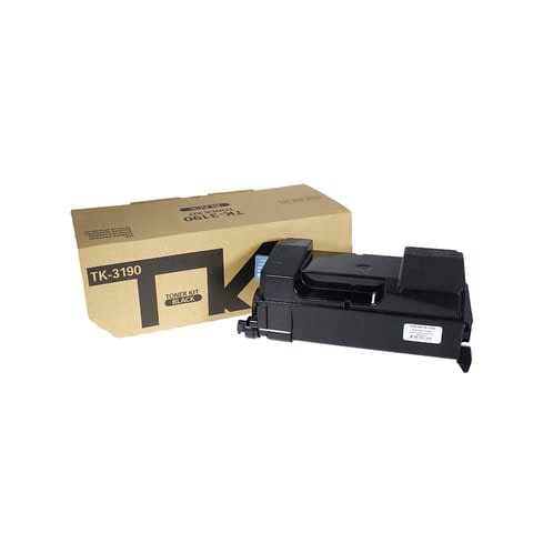 Kyocera TK-3190 karşılığı 25.000 sayfa Ultrafine toner tozlu siyah muadil toner