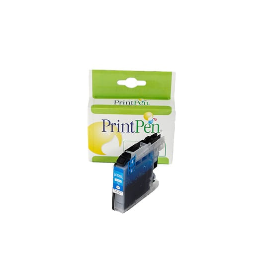 Brother LC535XLC mavi cyan uyumlu kartuş, 10 ml, DCP-J105 için