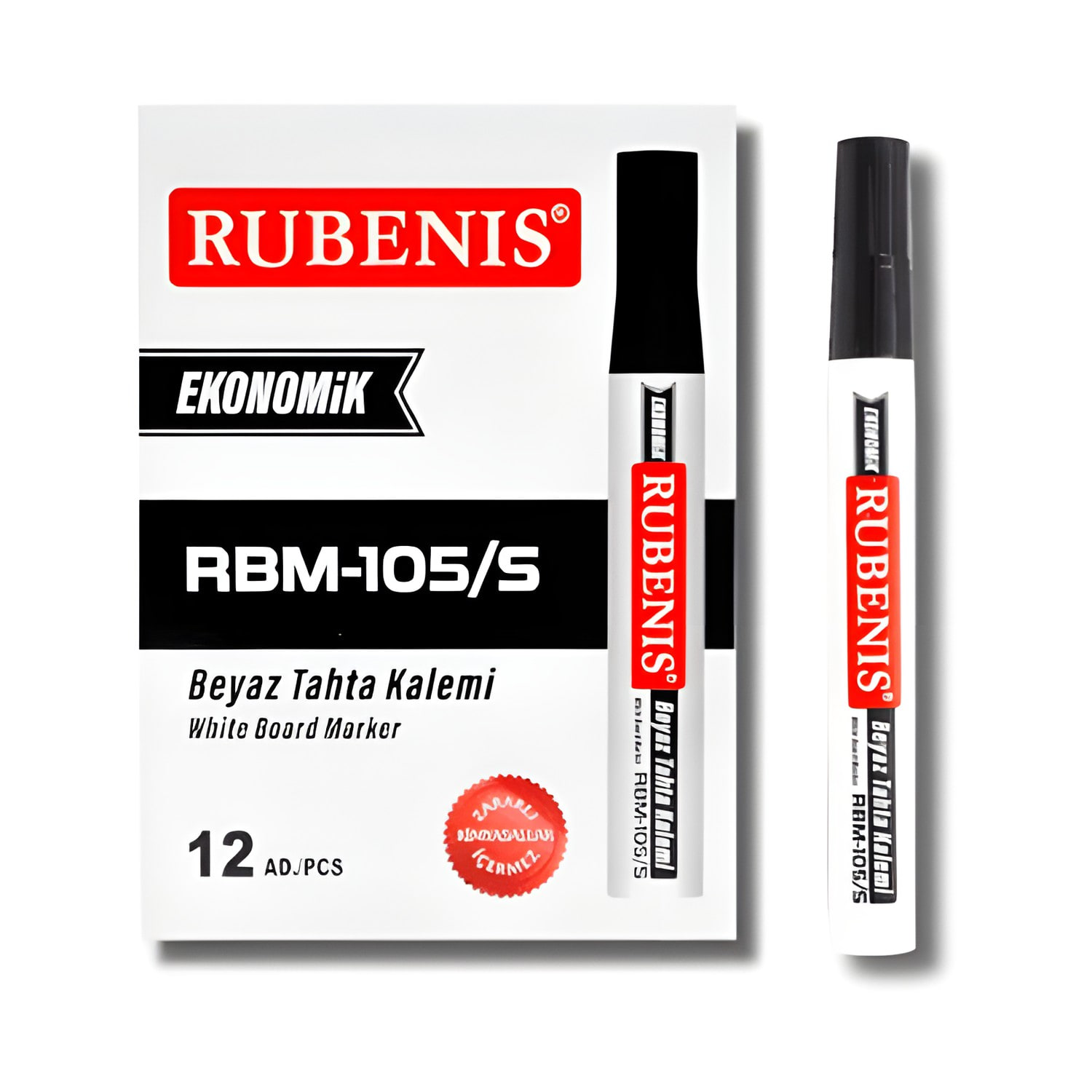 Rubenis Beyaz Tahta Kalemi Siyah Ekonomik