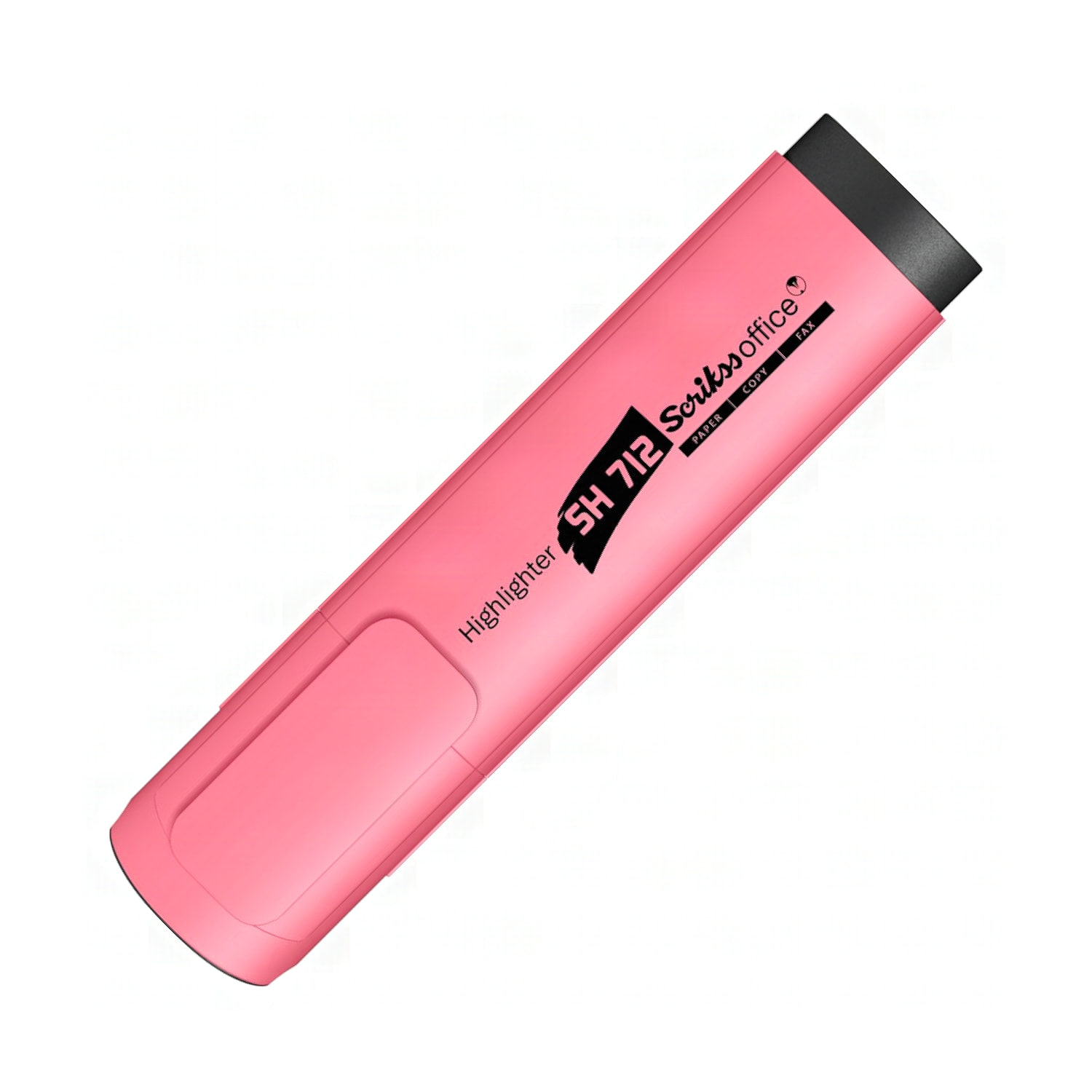 Fosforlu Kalem SH712 Pastel Pembe 12'li