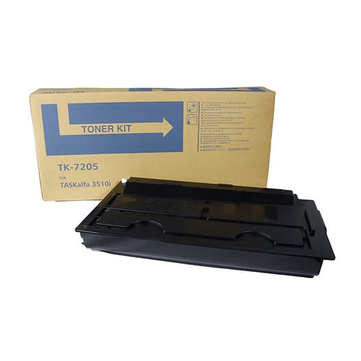 Kyocera TK-7205 karşılığı 35.000 sayfa Japon toner tozlu siyah muadil toner, TASKalfa 3511i