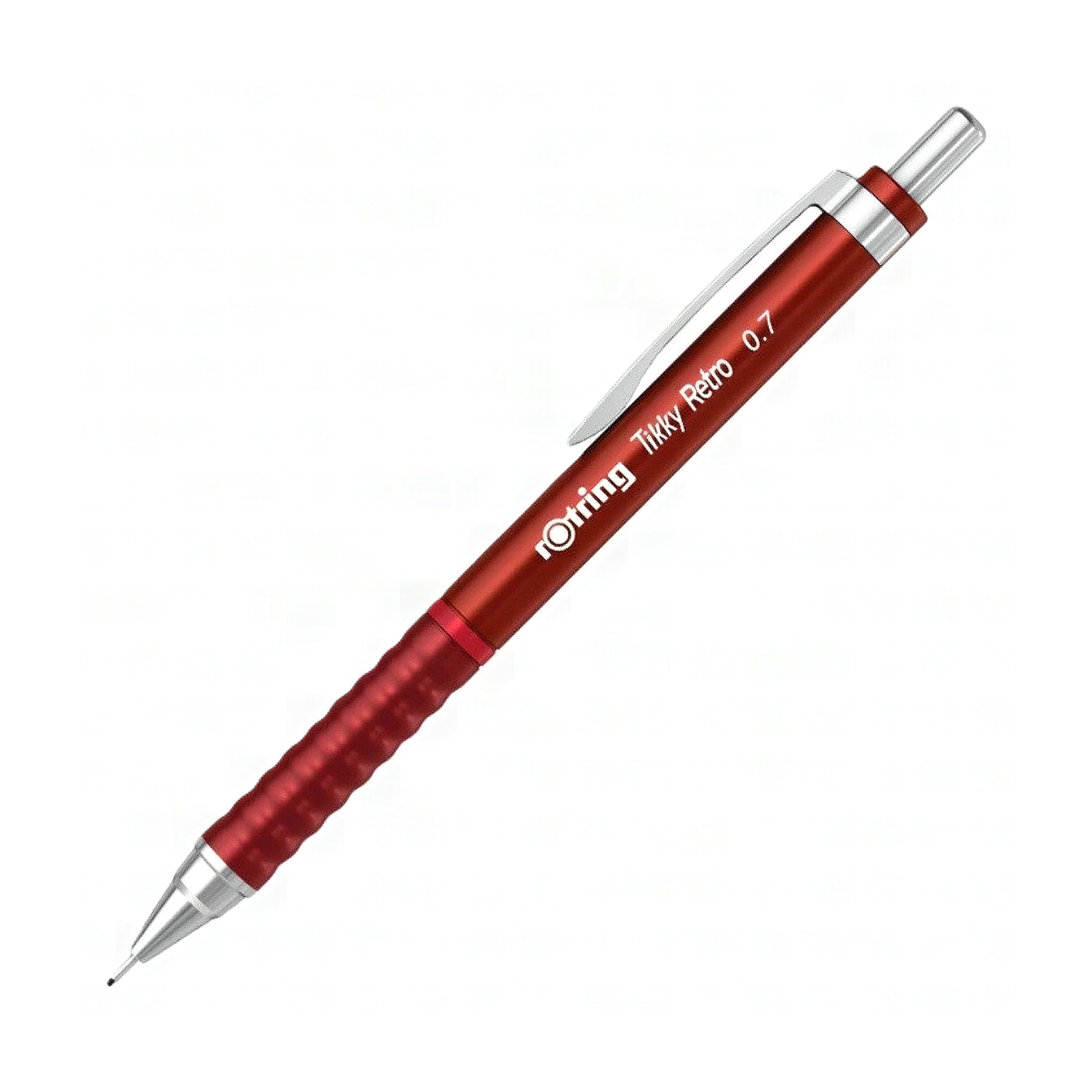 Rotring Tikky Retro Versatil 0.7 mm Metalik Kırmızı