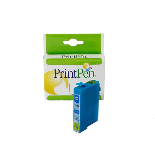 Epson T1282XL karşılığı yüksek kapasiteli mavi cyan muadil mürekkep kartuşu, 13 ml