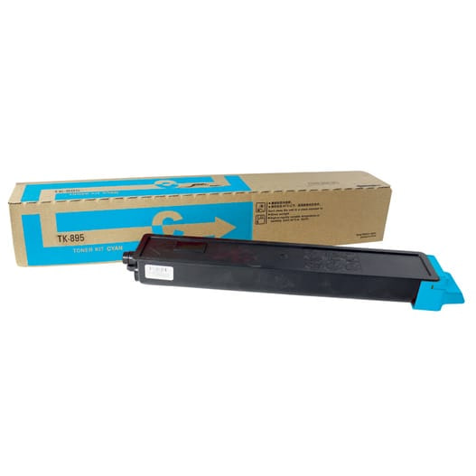 Kyocera TK-895 karşılığı mavi cyan muadil toner, 6.000 sayfa, FS-C8520MFP ve TASKalfa 205c