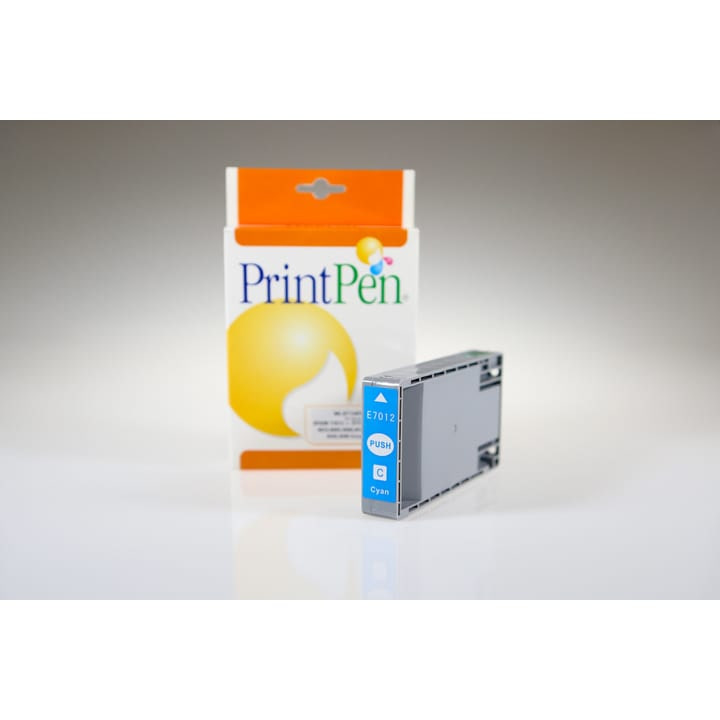 Epson T7012XXL karşılığı ekstra yüksek kapasiteli mavi cyan muadil mürekkep kartuşu, 49 ml