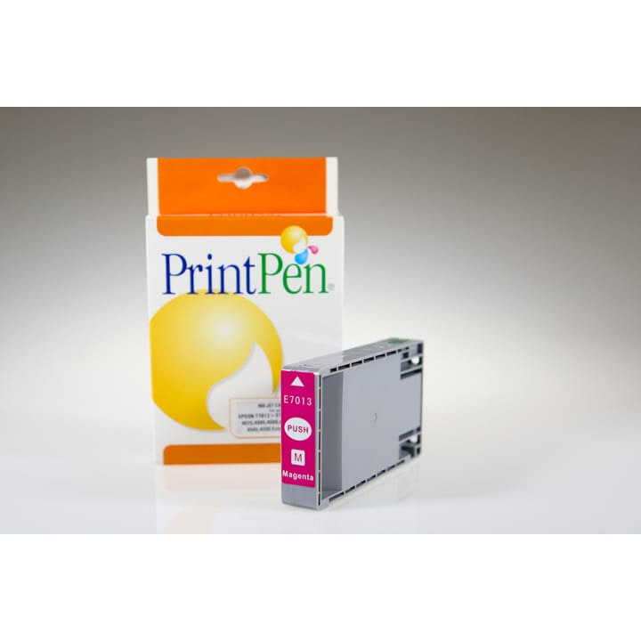 Epson T7013XXL karşılığı ekstra yüksek kapasiteli kırmızı magenta muadil mürekkep kartuşu, 49 ml