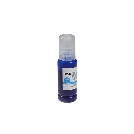 Epson 112 C13T06C24A karşılığı mavi pigment muadil EcoTank mürekkep şişesi, 70 ml