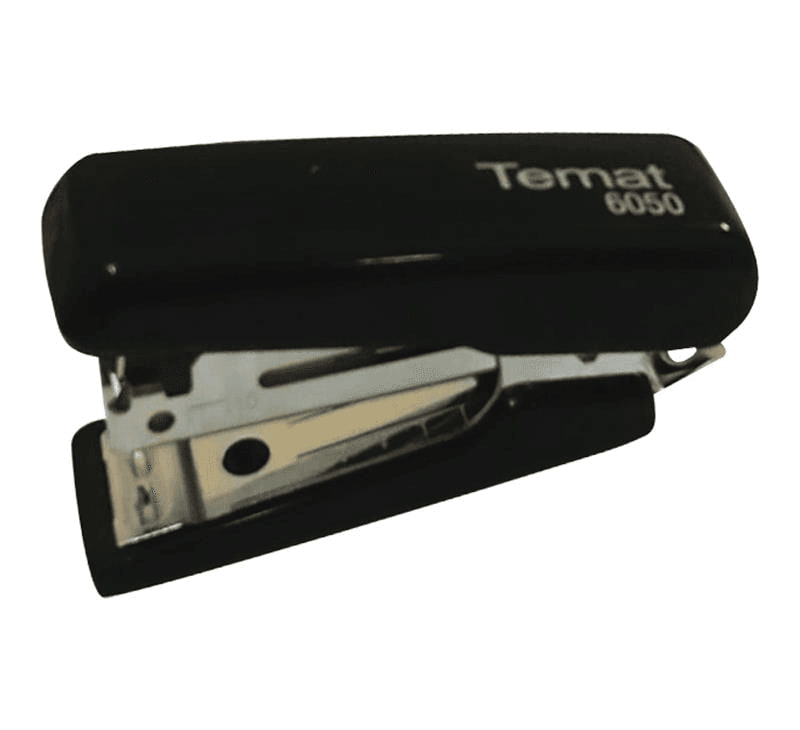 Temat 6050 No10 mini zımba siyah, cep boyu siyah zımba ve tel sökücüsü
