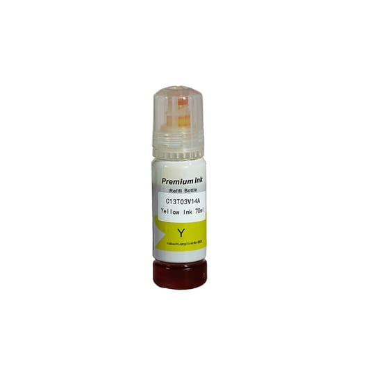 Epson 101 C13T03V44A karşılığı sarı yellow muadil EcoTank mürekkep şişesi, 70 ml