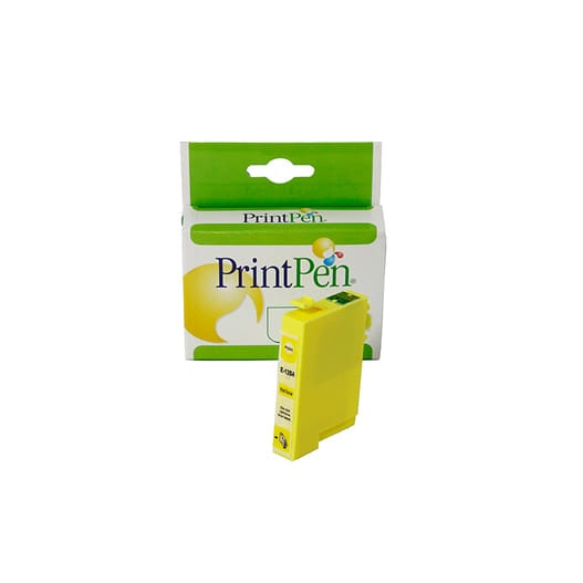 Epson T1284XL karşılığı yüksek kapasiteli sarı yellow muadil mürekkep kartuşu, 13 ml